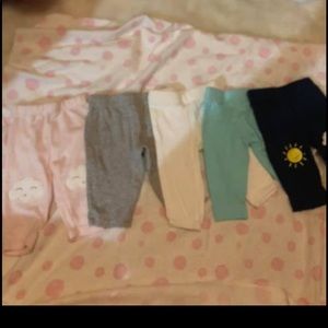 Newborn girl pants